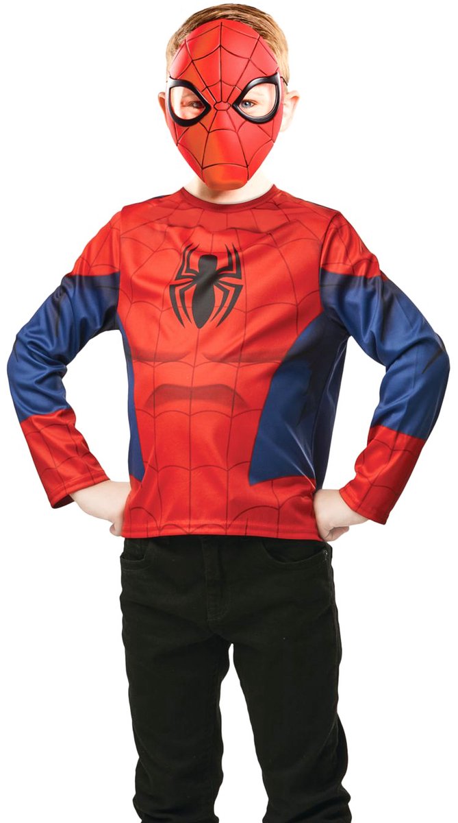 Rubis France - haut et masque spiderman pour enfant
