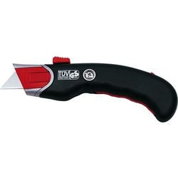 Couteau sécable wedo premium rouge, noir 19 mm