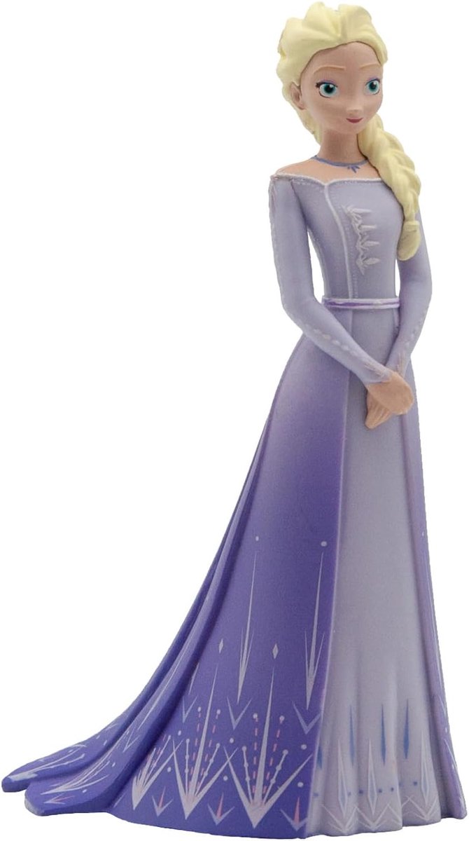 Bullyland 13510 – figurine de jeu et figurine de collection Elsa de Disney La Reine des Neiges 2, env. 5,8 × 10 × 6,5 cm – Design réaliste et détaillé – Idéal comme figurine de gâteau et petit cadeau pour les enfants à partir de 3 ans.