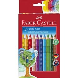 Faber-Castell crayons de couleur jumbo grip gamme de couleurs 12 pièces