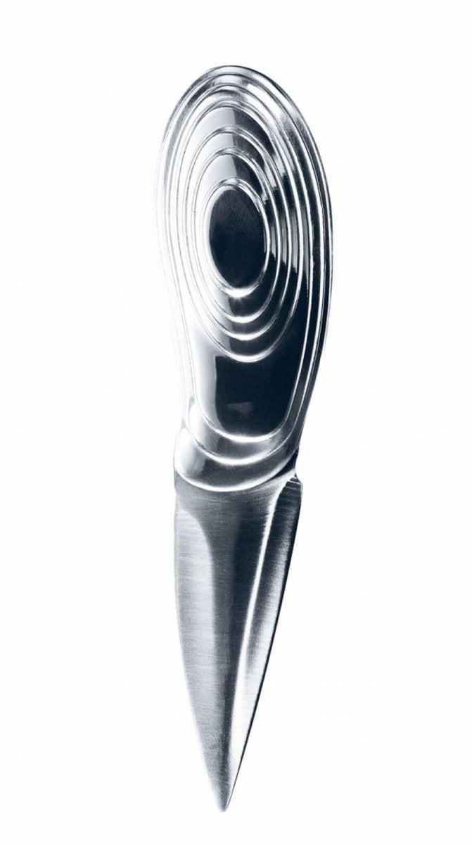 Couteau à huîtres Point-virgule - professionnel - avec manche en acier inoxydable - par Nik Baeyens