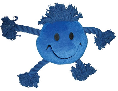 Happy pet visages heureux en peluche smiley bleu