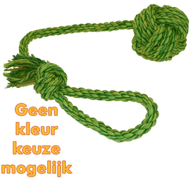 Joyeux écrous pour animaux de compagnie pour lancer une corde de soie avec une boule de corde