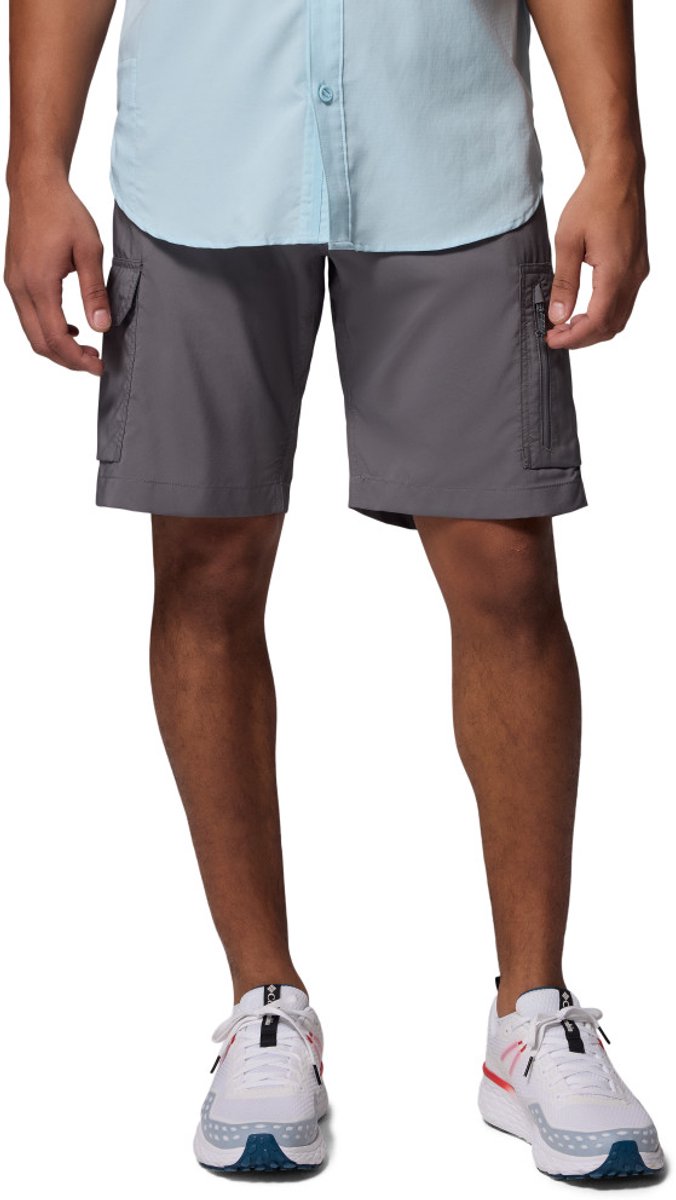 Columbia silver ridge™ utility cargo shorts pantalon outdoor homme - gris ville