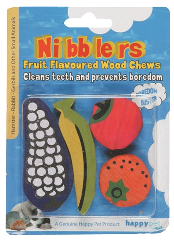 Heureux grignoteurs de fruits pour animaux de compagnie