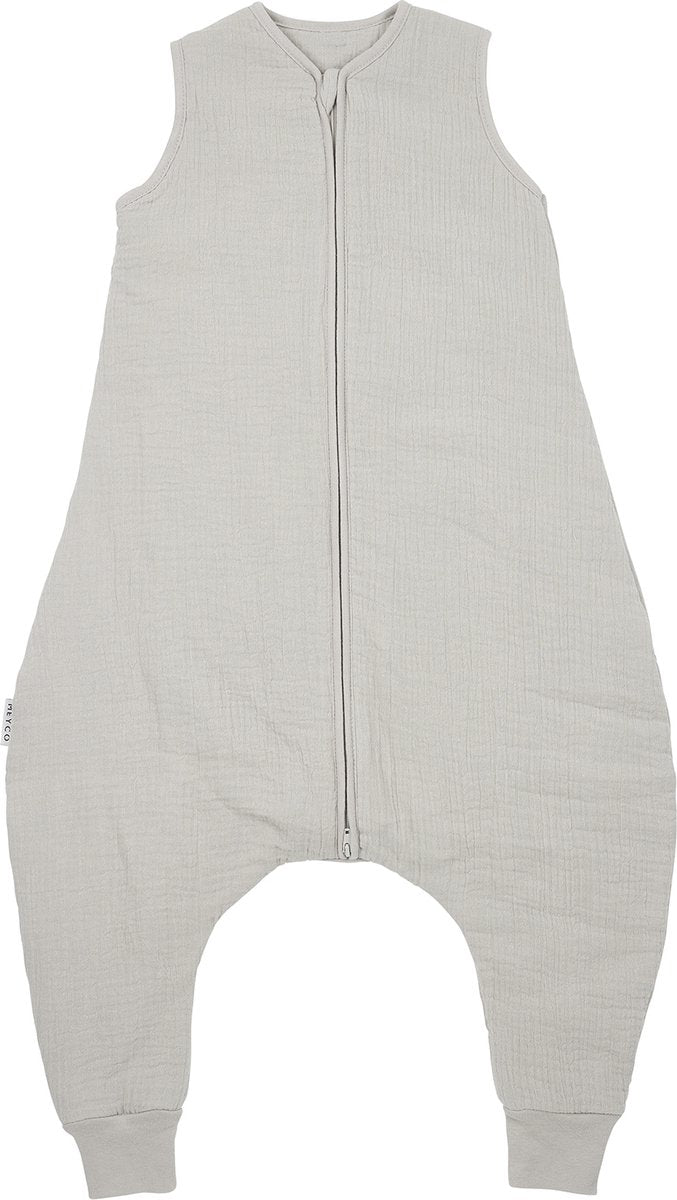 Meyco baby uni baby winter sleep salopette pull - hydrophile prélavé - grège - 104 cm - 2,0 tog