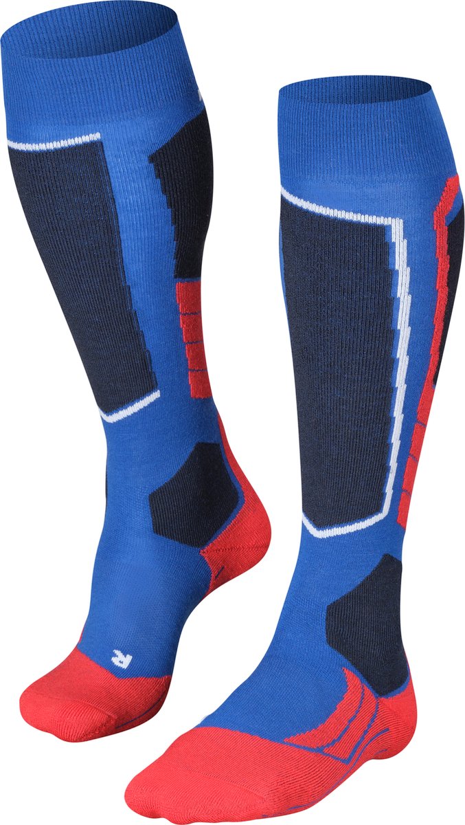 Falke sk2 chaussettes de ski en laine épaisse et chaude en matériau fonctionnel hommes bleu - taille 44-45
