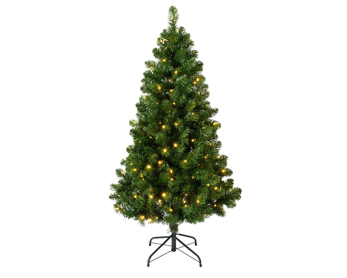 Sapin de Noël Everlands pin impérial150cm + éclairage LED