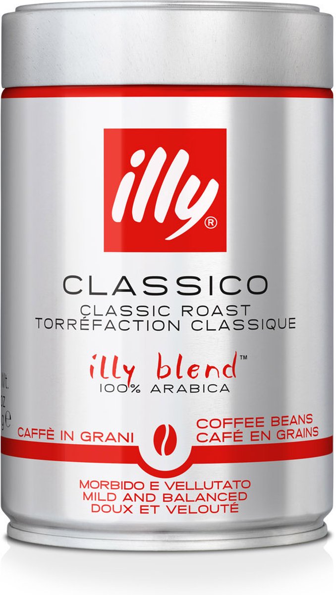 Café en grains Illy classico - 6 x 250 grammes