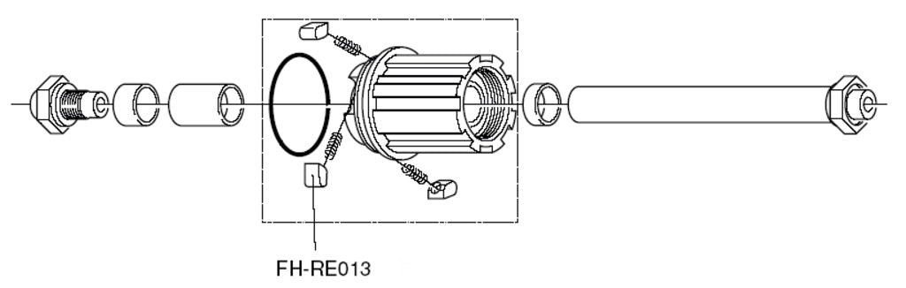 Fermeture du corps Campagnolo fermée