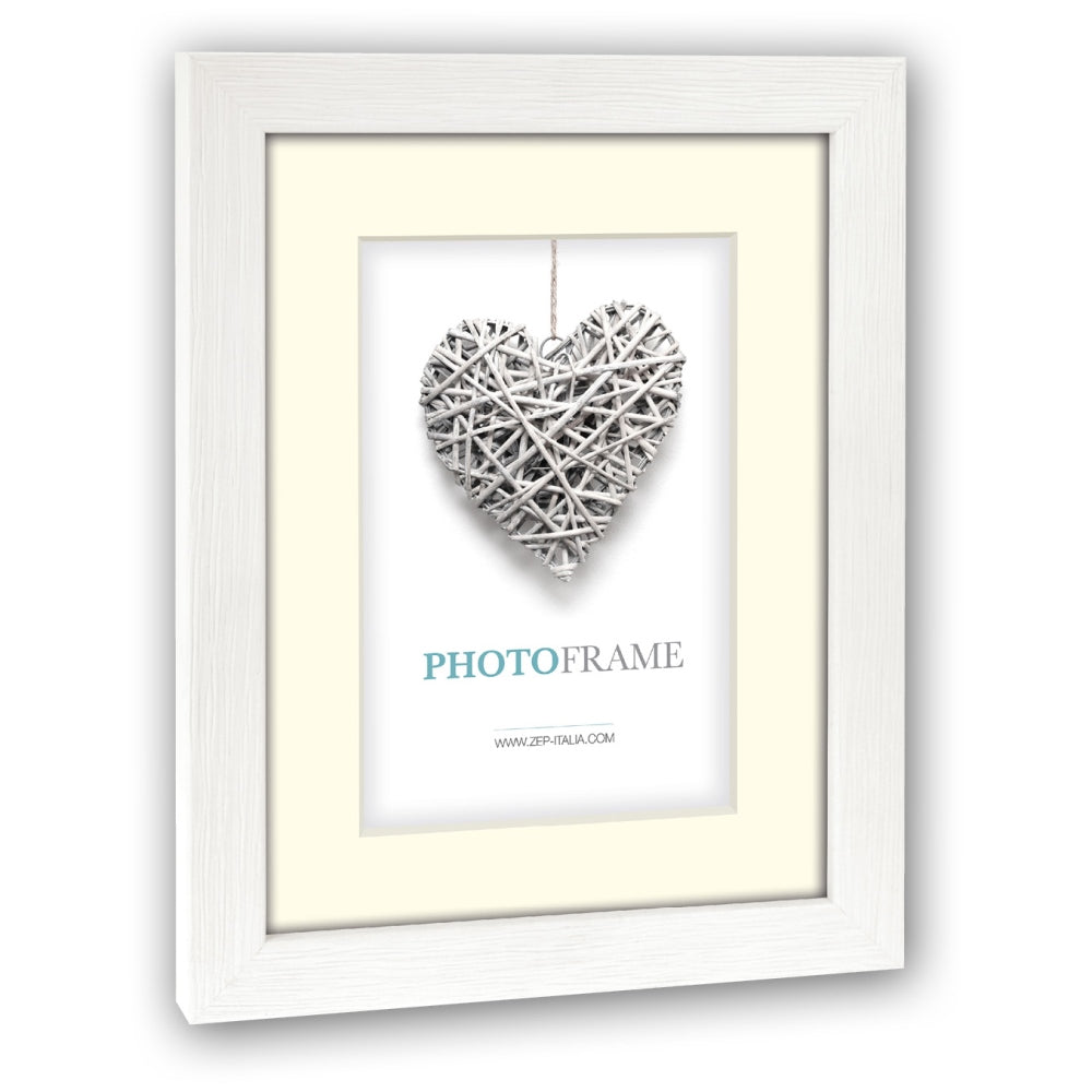 Cadre photo Zep v32344 regent 4 blanc 20x30 30x40 cm