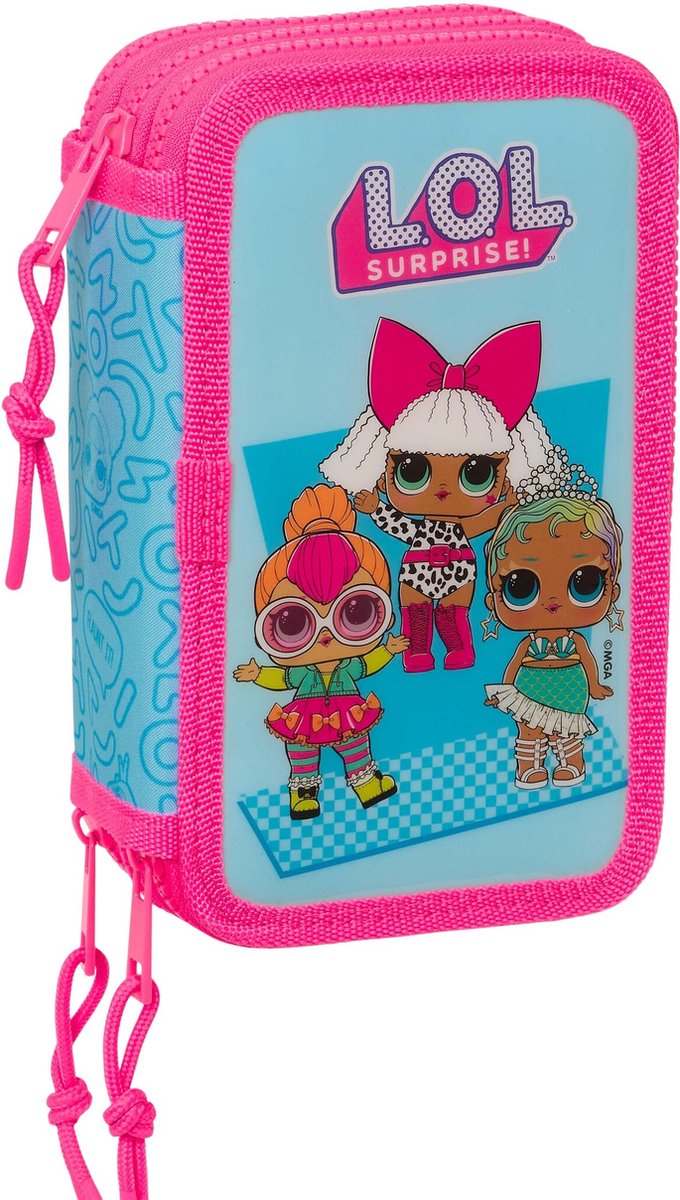 Mdr. surprendre! mdr surprise ! trousse remplie, divas - 36 pièces - 19,5 x 12,5 x 5,5 cm - polyester