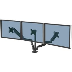 Bras de moniteur Fellowes Platinum triple 9 kg noir