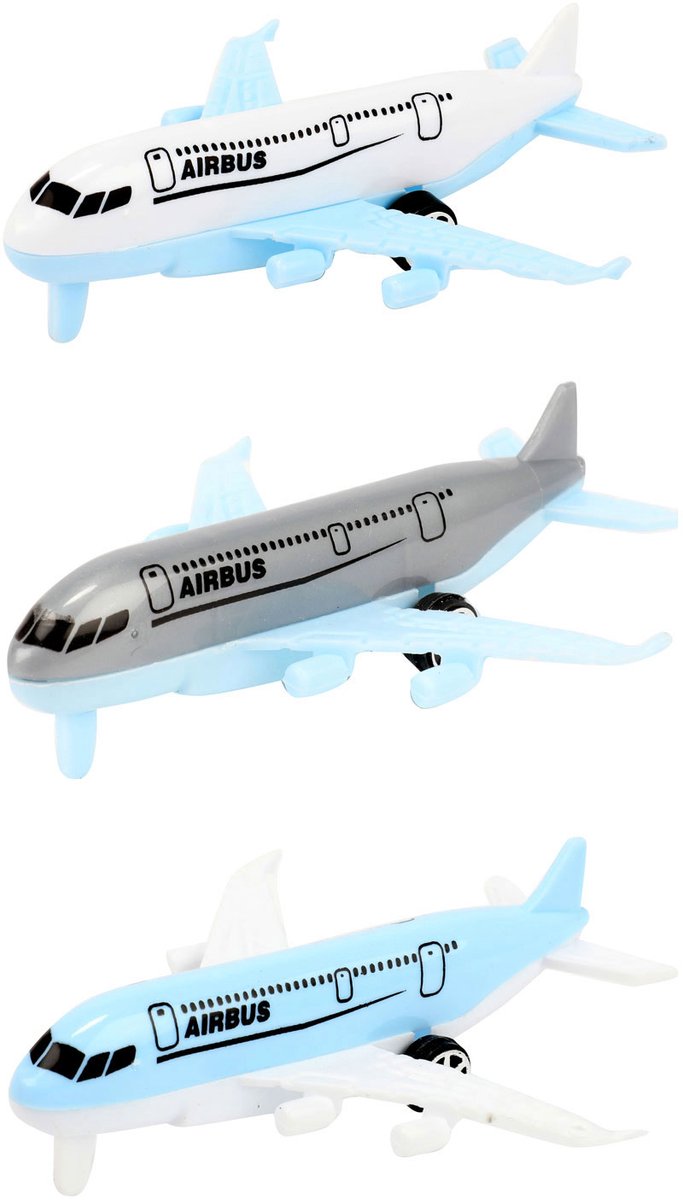 Toi-toys avions airbus, 3 pièces.