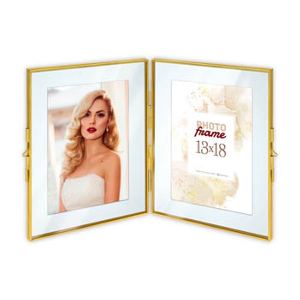 Frame photo ZEP XF8246 BRUXELLES GOLD 2X 10X15 CM