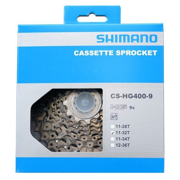 Cassette Shimano 9V 11-32 CS-HG400 Deore CSHG4009132