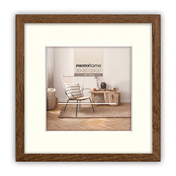 Cadre photo Zep v4530d malmo marron 20x20 30x30 cm