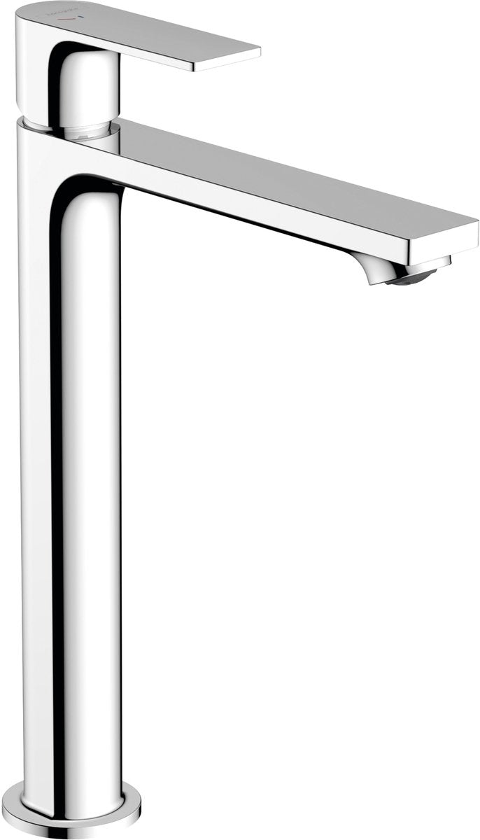 Hansgrohe rebris e - mitigeur de lavabo - commande à levier unique - démarrage à froid, économie d'énergie - sans vidage - taille 240 mm - chrome