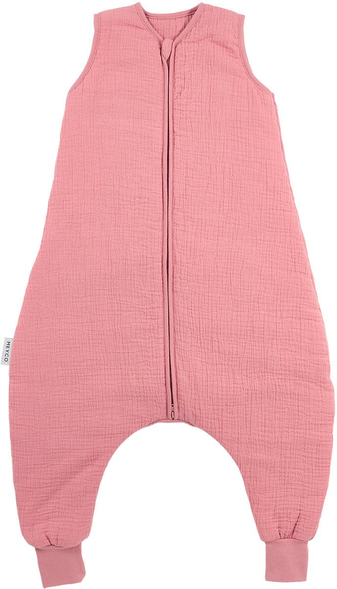 Meyco baby uni baby winter sleep salopette pull - hydrophile prélavé - rose - 80 cm - 2,0 tog