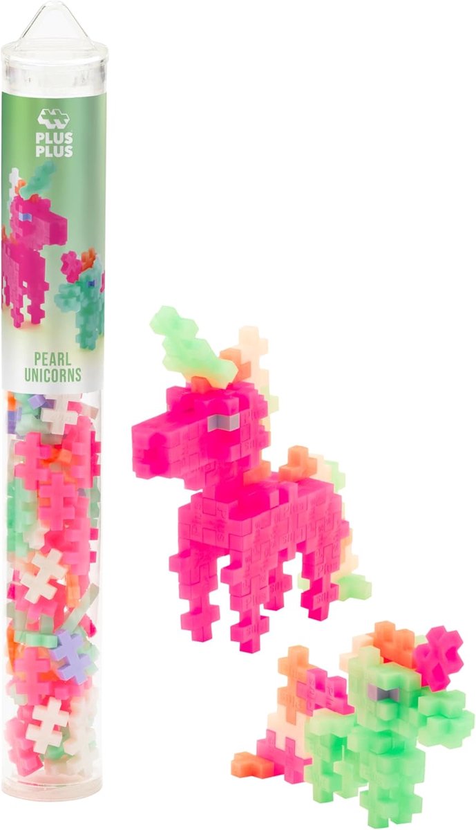 Licorne de perles Plus-Plus - Jeu de construction 100 pièces - 4374 - Jouets de construction - Jouets de construction - Set avec blocs de construction - à partir de 5 ans