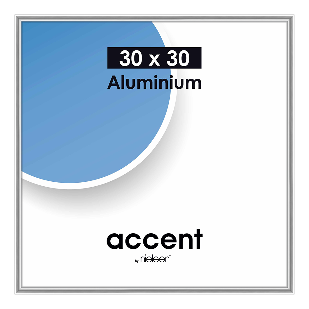 Nielsen design cadre photo nielsen 54123 accent argent brillant 30x30 cm