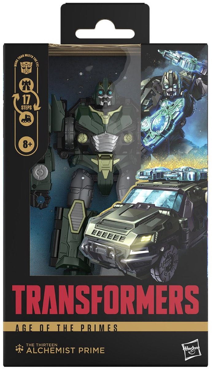 Transformers hasbro age of the primes figurine de classe de luxe les treize alchimistes prime figurine 14 cm