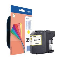 Cartouche d'encre brother lc223y jaune