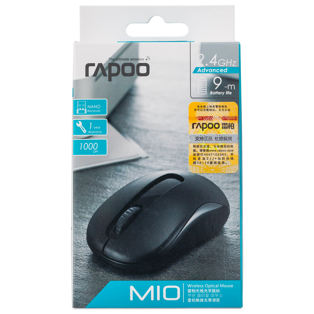 Souris Rapoo opt. 2,4 GHz noir m10