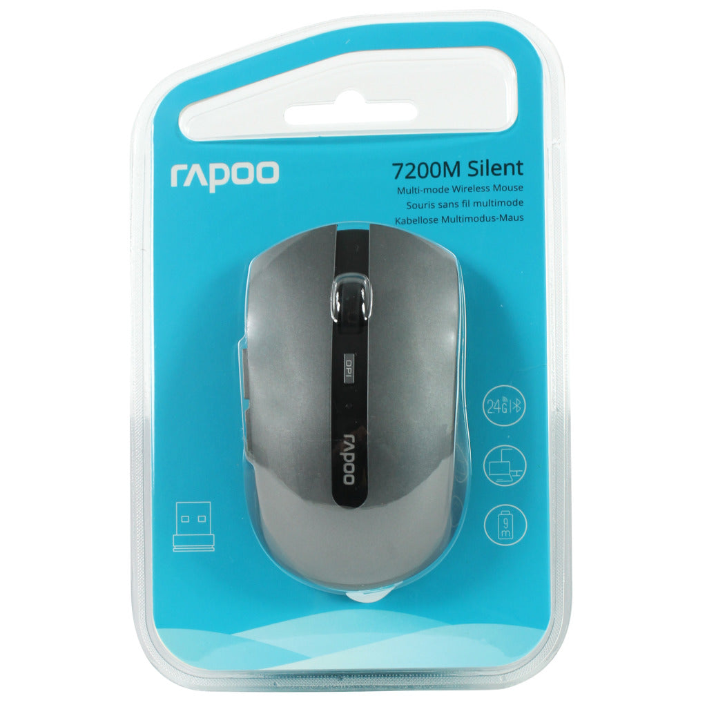 Souris Rapoo mm 2,4ghz grise 7200
