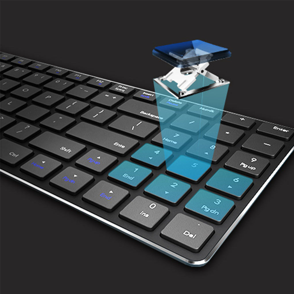 Clavier Rapoo mm slim noir e9100m