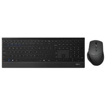 Rapoo 9500m ensemble combiné optique sans fil multimode version ui noir