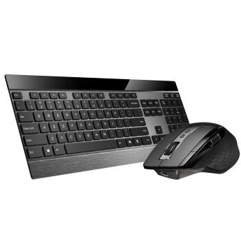 Rapoo 9900m ensemble de bureau multimode ultra-mince sans fil ui noir
