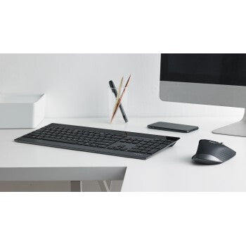 Rapoo 9900m ensemble de bureau multimode ultra-mince sans fil ui noir