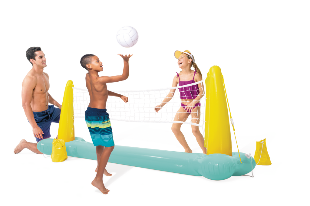 Filet de volleyball gonflable