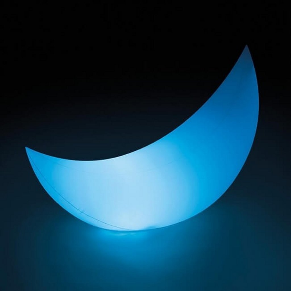 Intex 68693 éclairage LED gonflable demi-lune 135x43x89 cm