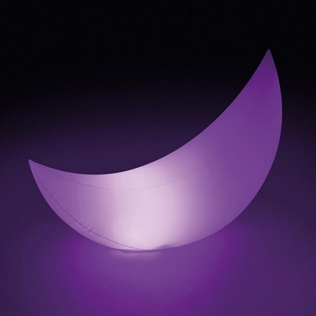 Intex 68693 éclairage LED gonflable demi-lune 135x43x89 cm