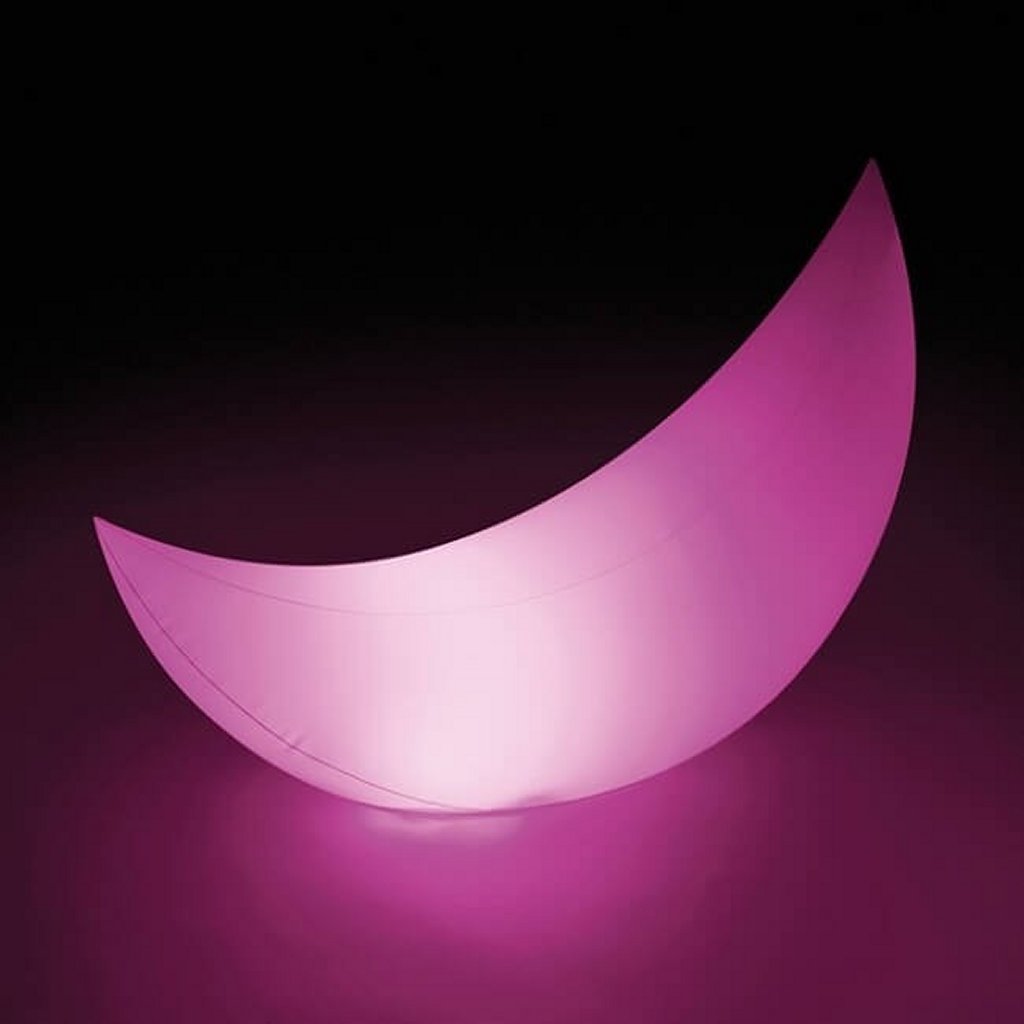 Intex 68693 éclairage LED gonflable demi-lune 135x43x89 cm