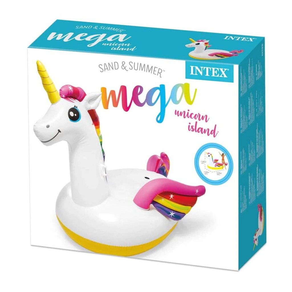 Intex 57291eu méga licorne gonflable 251x163x145 cm