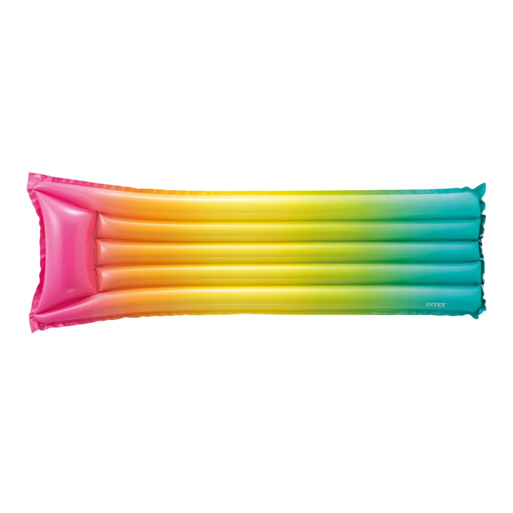 Intex 58721eu matelas pneumatique arc-en-ciel 183x69 cm