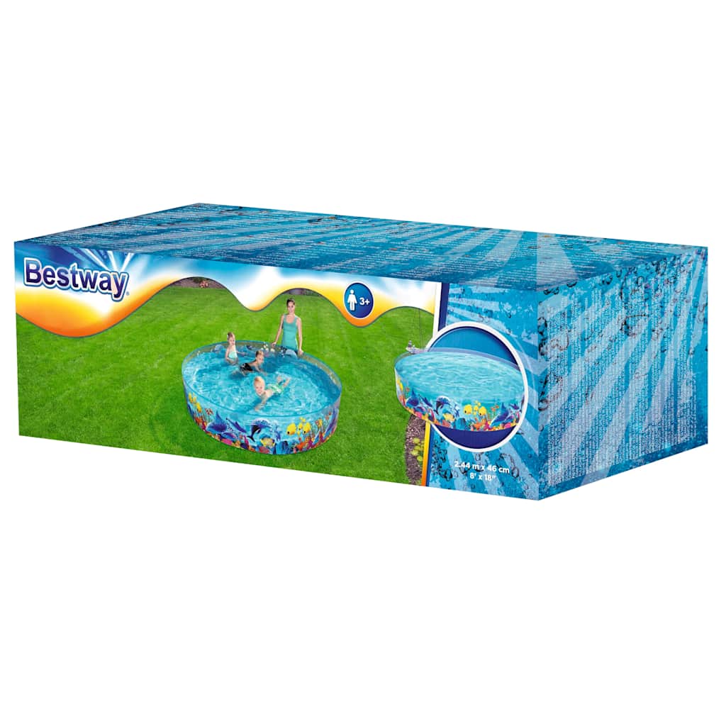 Bestway Piscine Fill 'n Fun Odyssey 244x46 cm