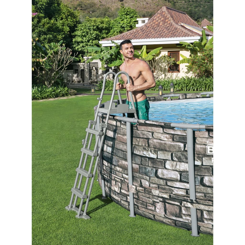 Échelle de piscine Bestway Flowder avec 4 étapes 132 cm