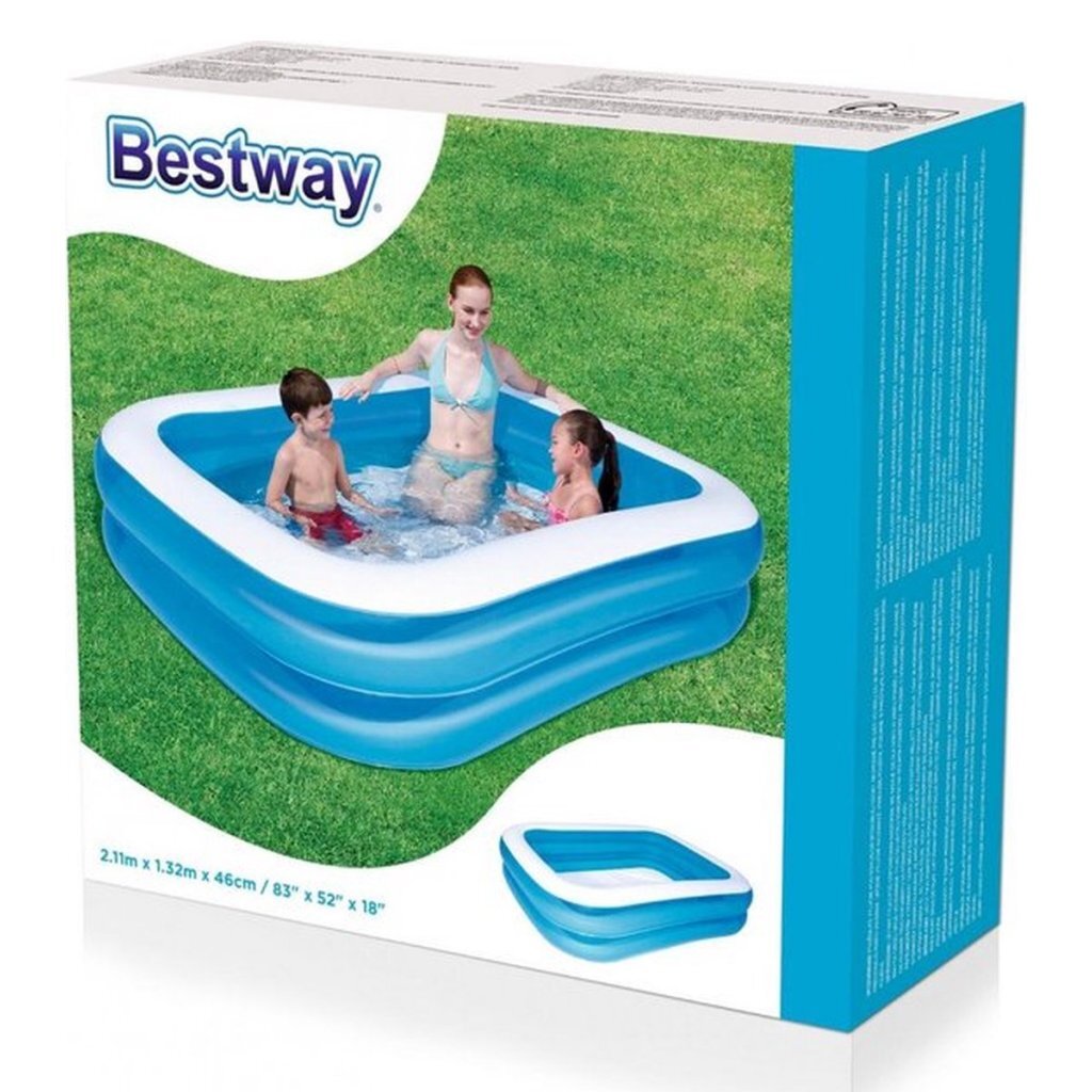 Bestway Piscine gonflable 262x175x51 cm blanc bleu