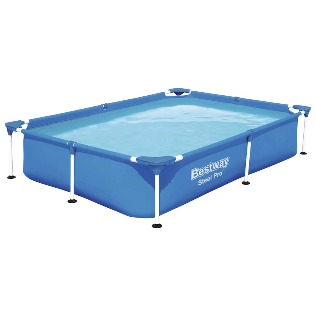 Bestway Piscine en acier Rectangle 221