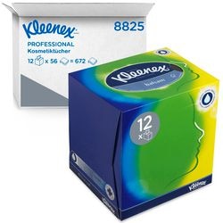 Kleenex tissues - balsam in dispenserdoos - zakelijk - 3 laags (pak 56 stuks)