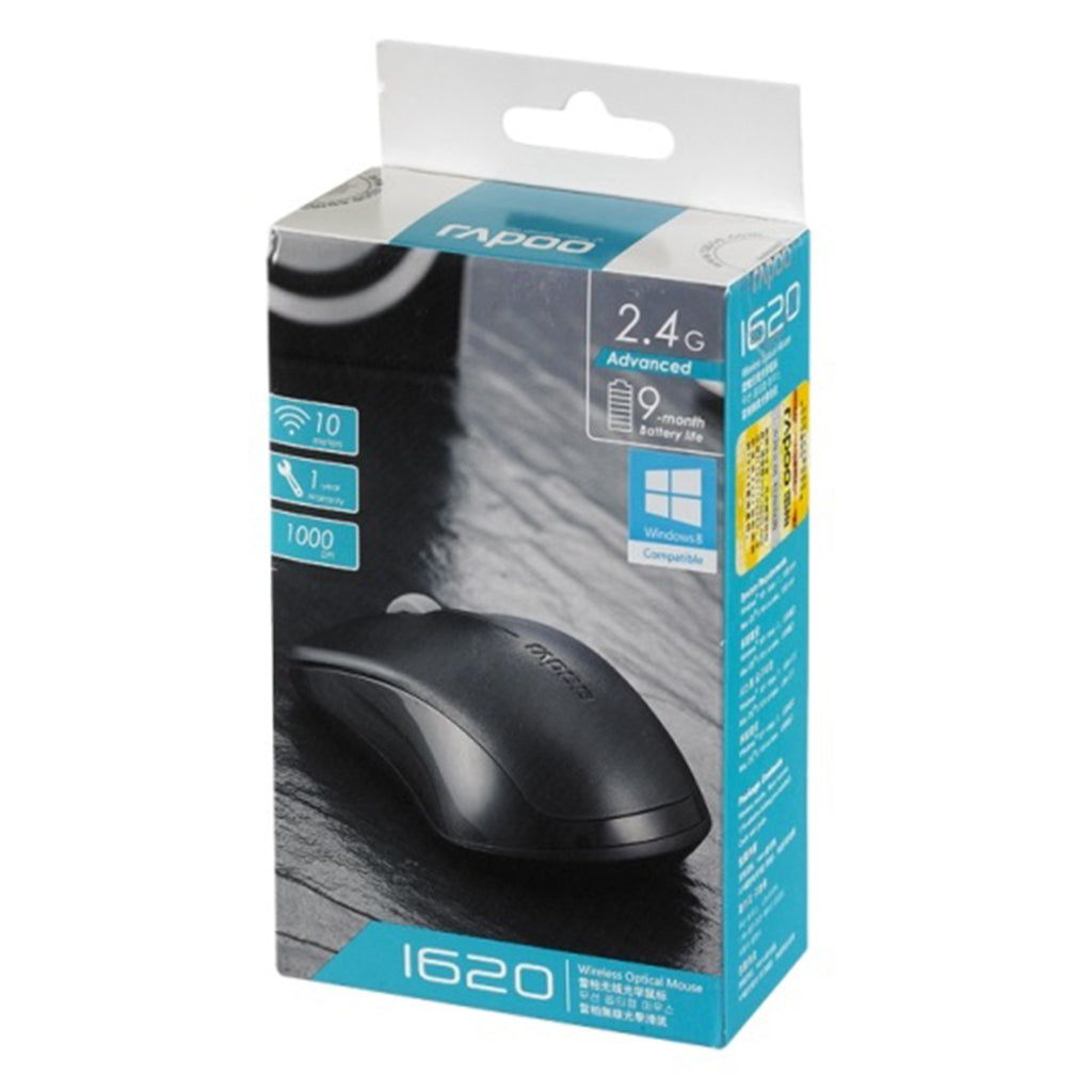 Souris Rapoo opt. 2,4 GHz noir 1620