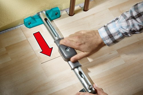 Wolfcraft - marteau en fer - fer à tirer - bois de battage - 3 en 1 - pose de stratifié et PVC sans soudure - 6945000