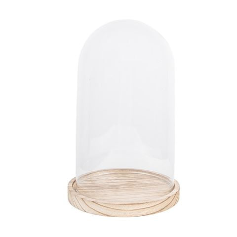 Cloche Clayre eef 6gl2170 transparent 18x28 cm