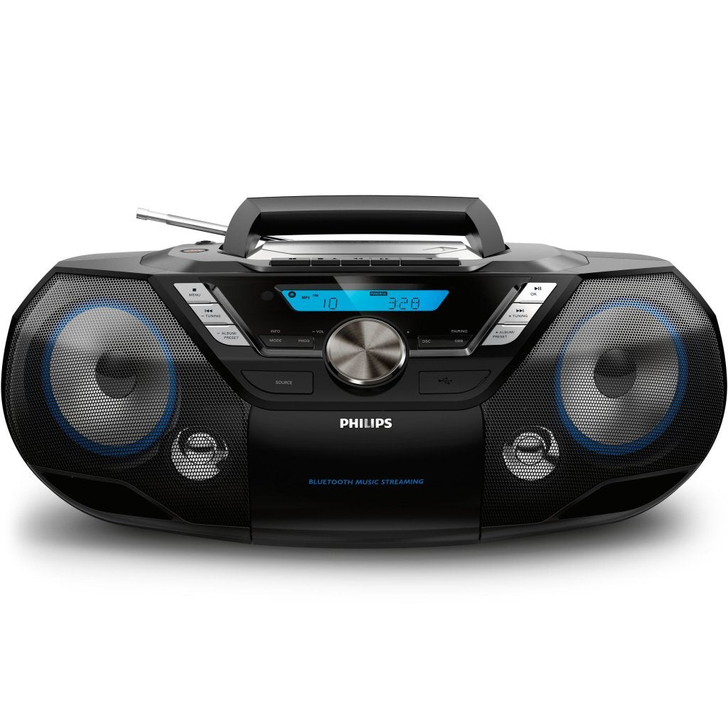 Philips AZB798T 12 Lecteur radio CD portable noir