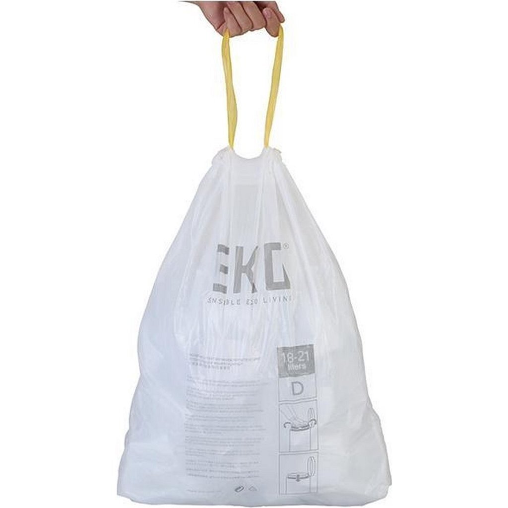Sacs poubelle Eko type e 25-35 litres - rouleau de 12 sacs