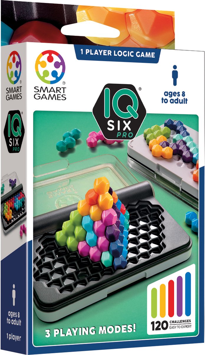 Smartgames iq six pro - jeu de réflexion | 2 pièces